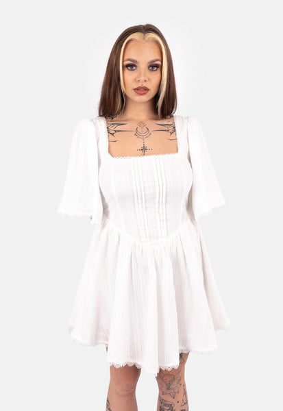 Vallee lys Mellow Melody Dress 白 ホワイト Melody Mini Dress – DMG SCY