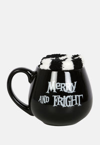 Merry Fright & Mug Socks Set