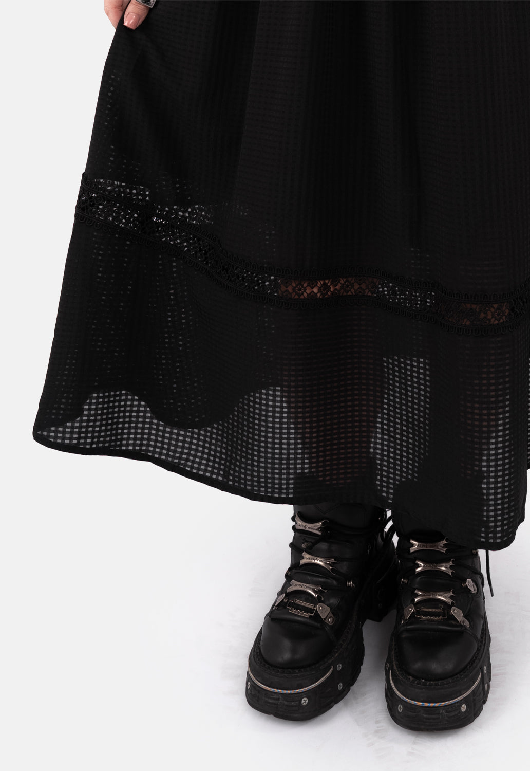 Misty Puff Sleeve Midaxi Dress