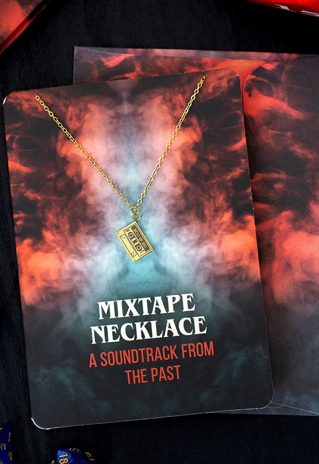 Mixtape Necklace Greeting Card