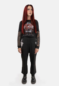 Moon Reflect Long Sleeved Crop Top