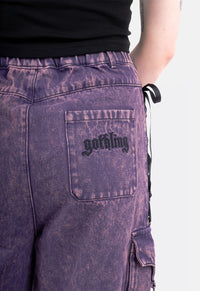 Nebula Lace Up Cargo Trousers