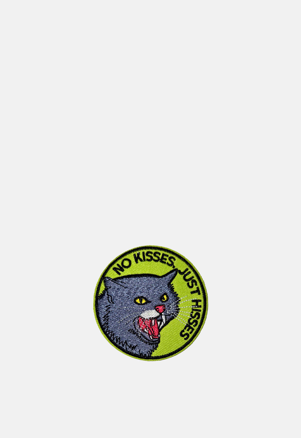 No Kisses Just Hisses Patch