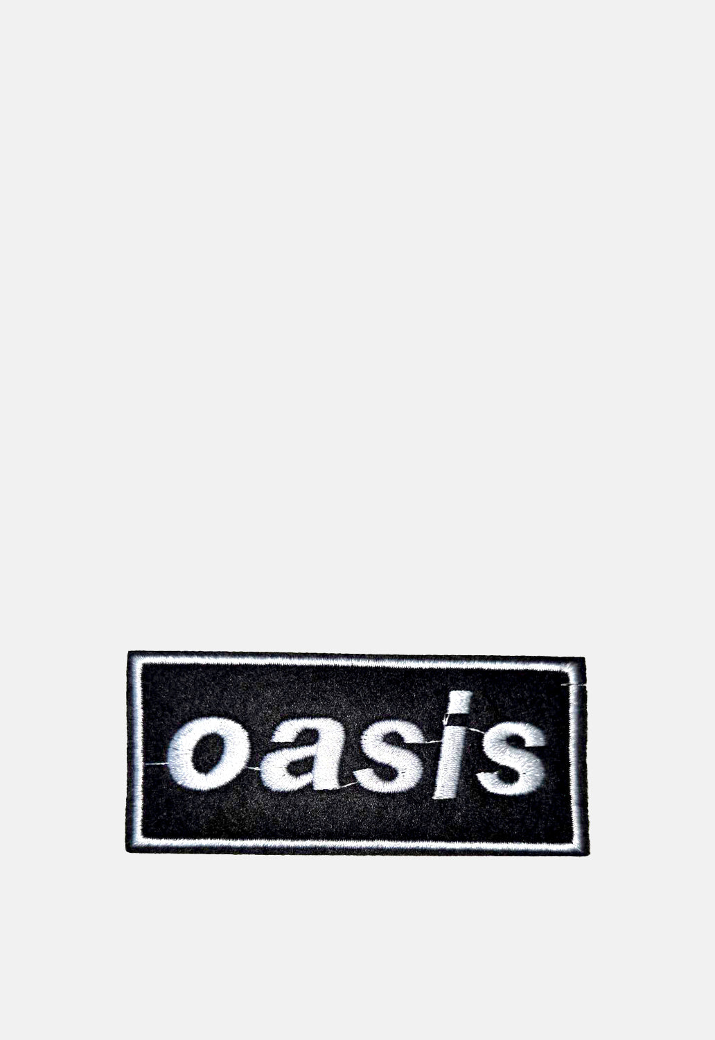 White Square Logo Patch