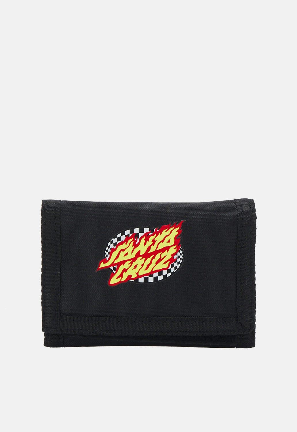 Oval Check Flame Wallet