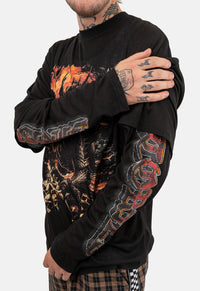 Ozzy Double Layer Long Sleeved Top