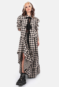 Peaches Ruched Maxi Skirt