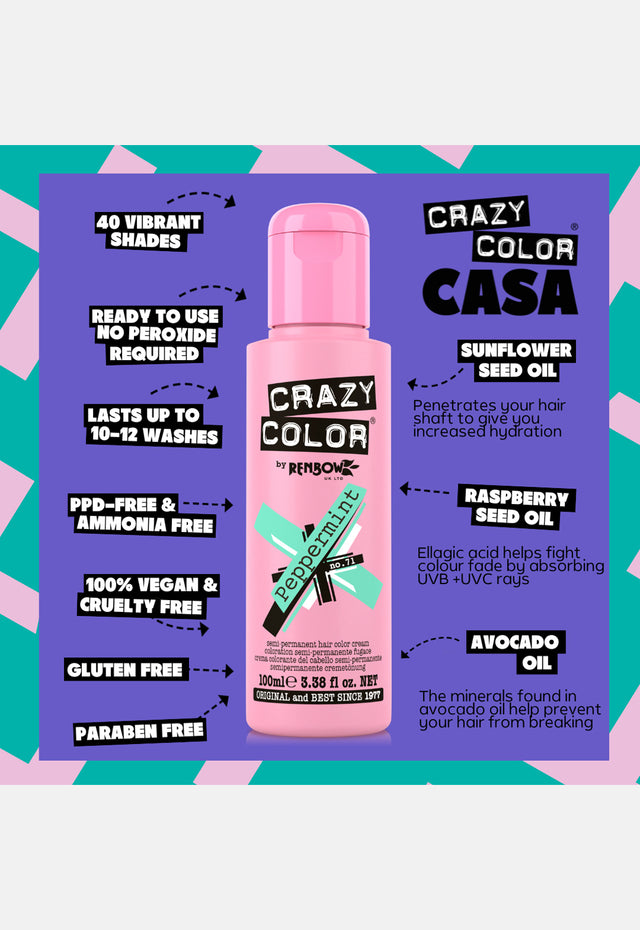 Peppermint Hair Dye