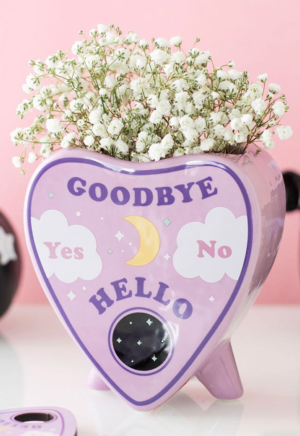 Talking Board Planchette Flower Vase