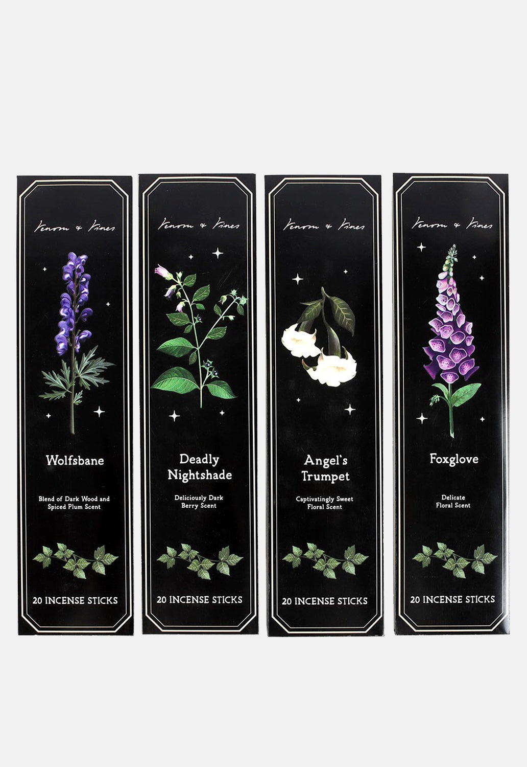 Poisonous Plants Incense Stick 4 Pack