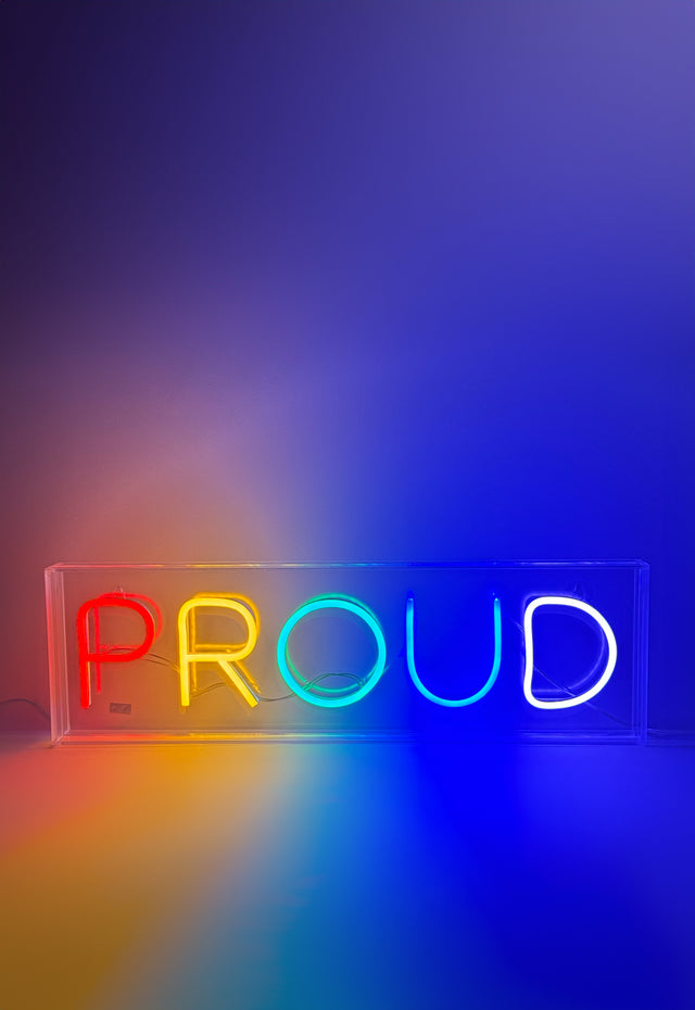 Proud Neon Box Light