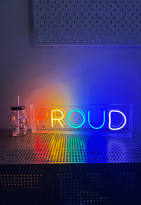 Proud Neon Box Light