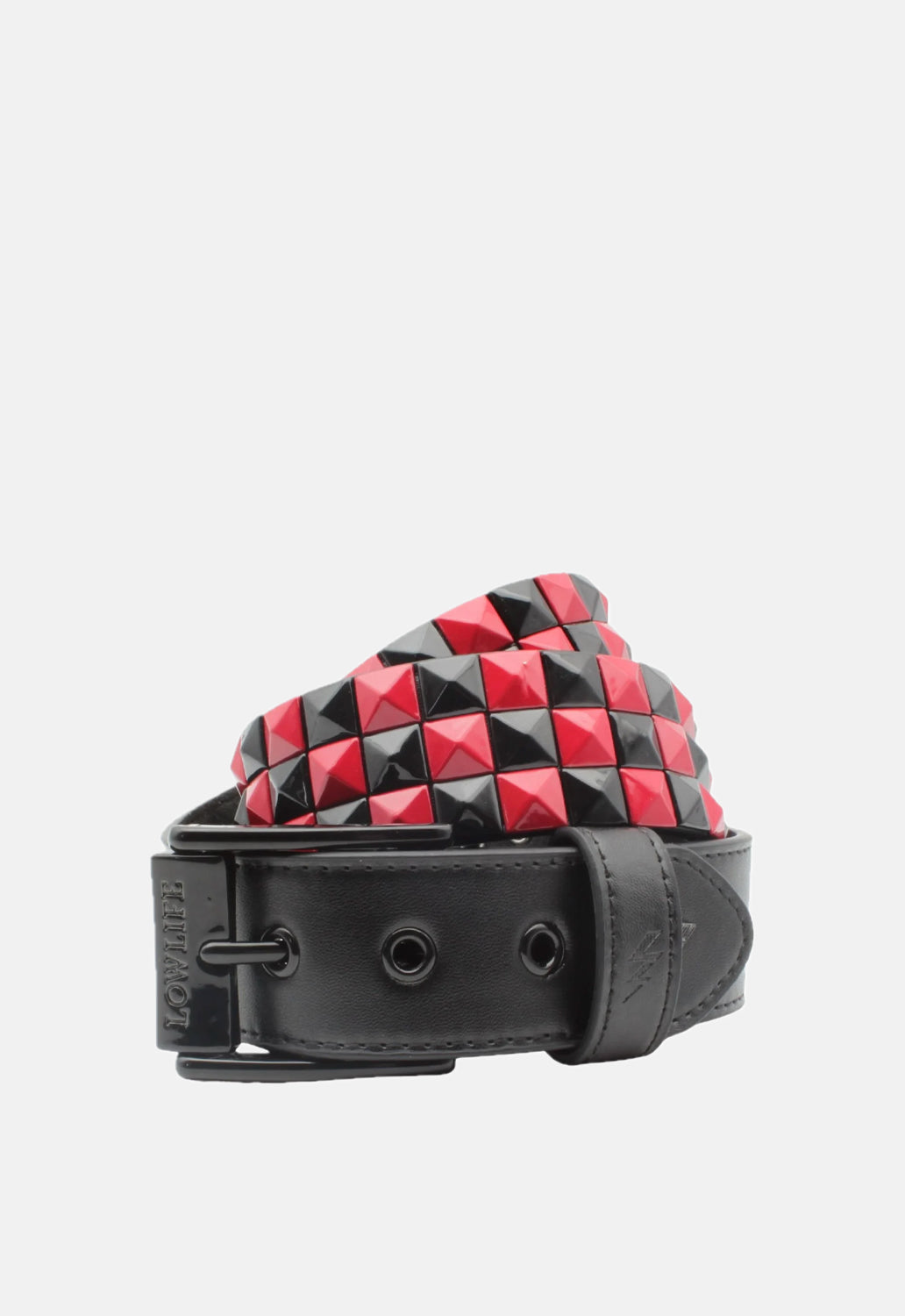 Triple S Studded Leather Belt