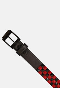 Triple S Studded Leather Belt