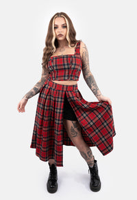 Rayne Front Split Midaxi Skirt