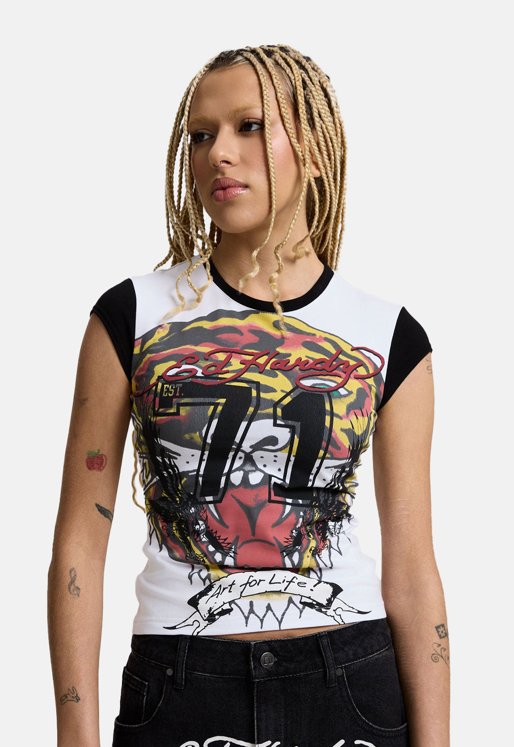 Roaring Tiger Ringer Tee