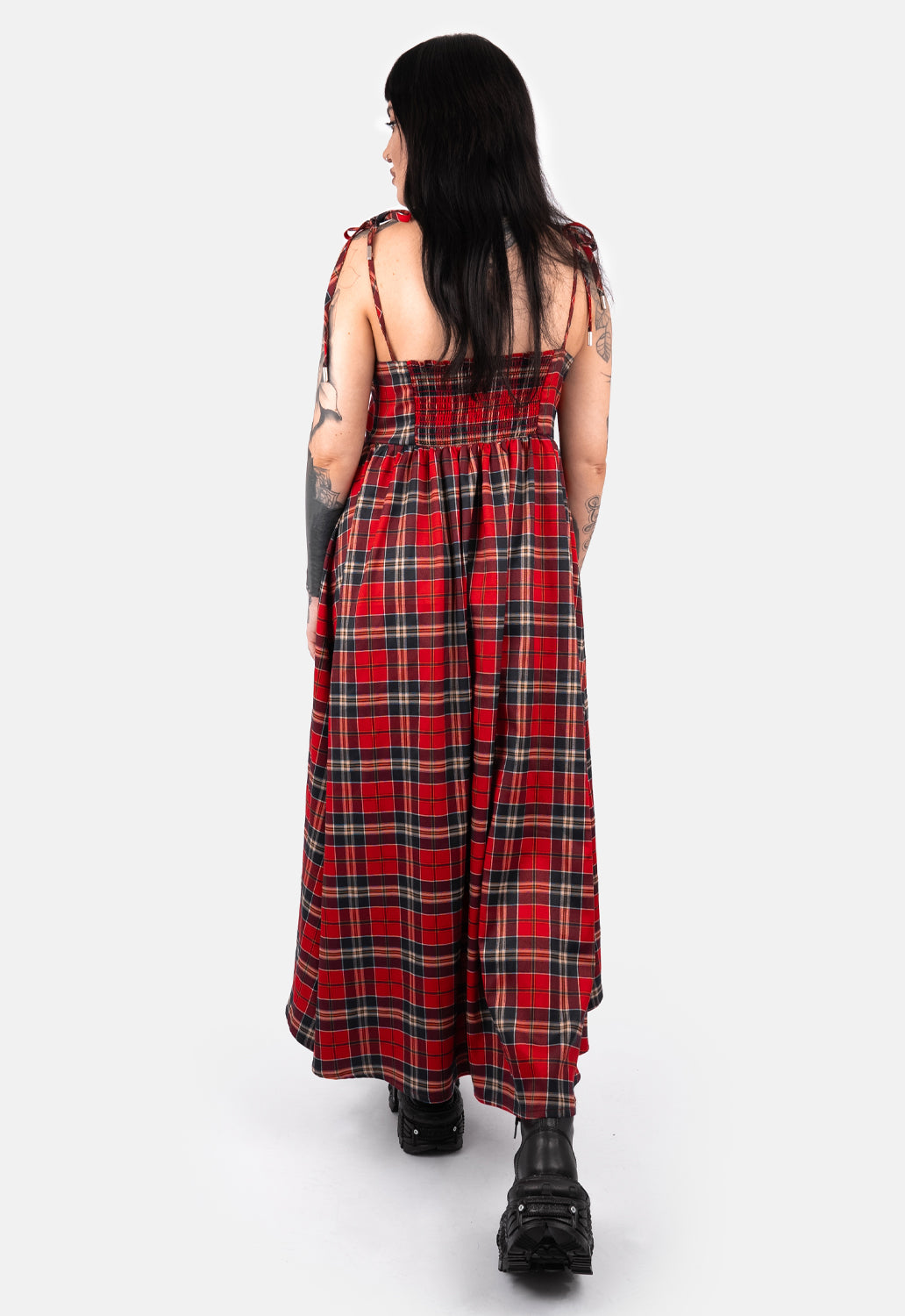 ❀ℳ's Gracy❀ Deformation Check Dress Rowena Check Strap Maxi Dress – DMG SCY