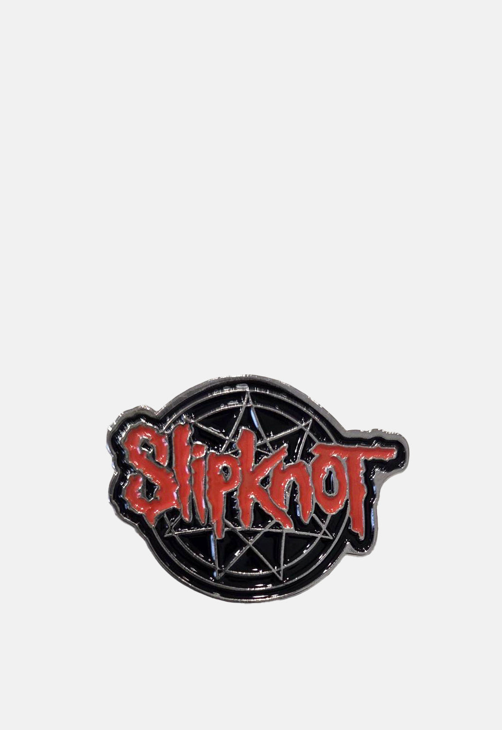 9 Point Black Logo Pin Badge
