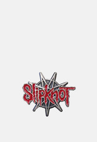 9 Point Red Logo Pin Badge