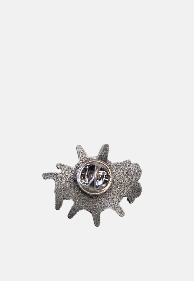 9 Point Red Logo Pin Badge