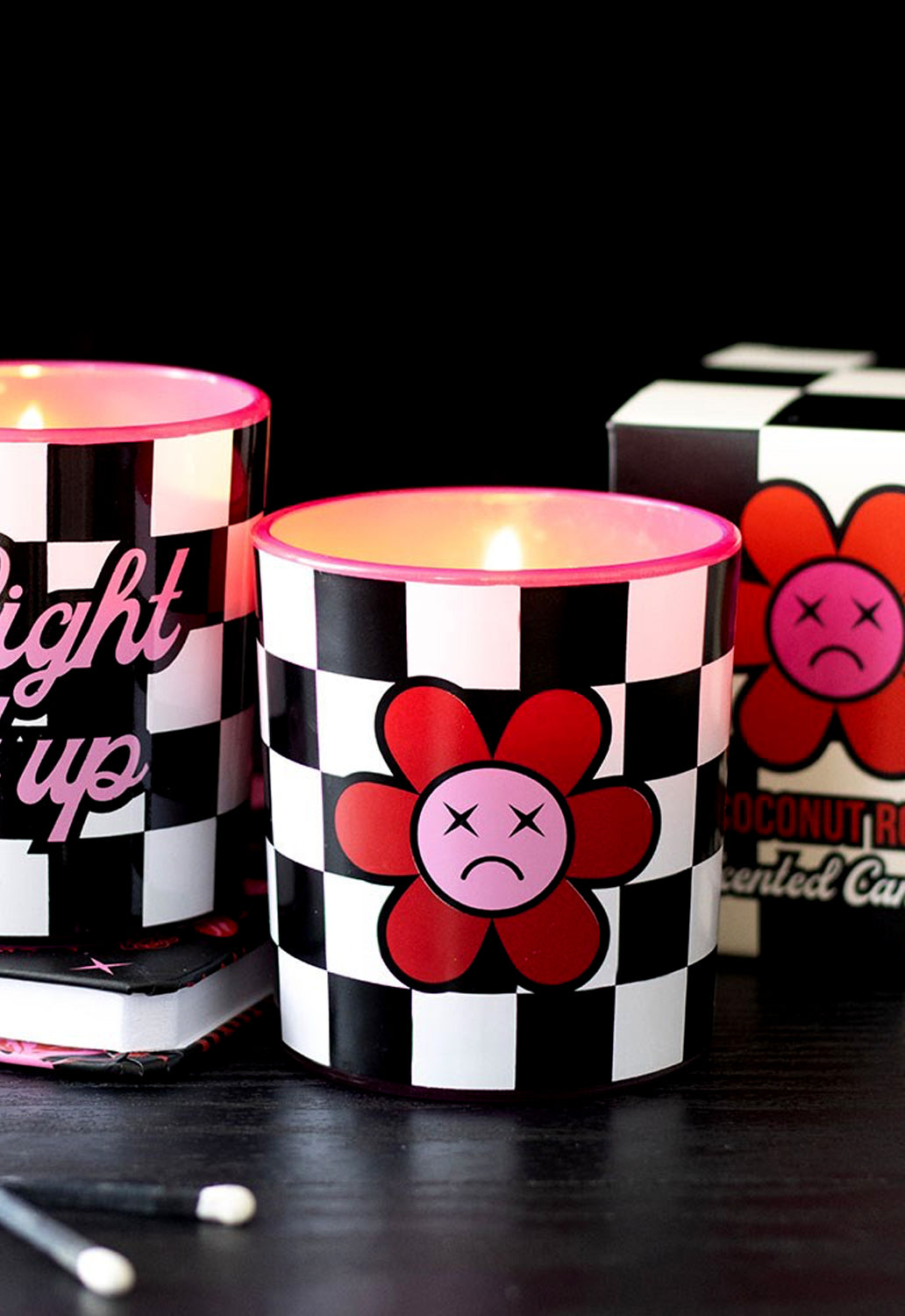 Sad Flower Coconut Rose Candle