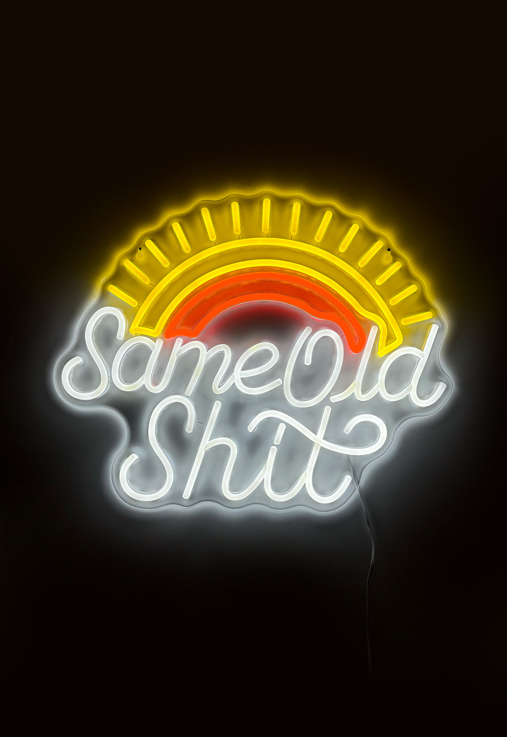 Same Old Shit Neon Wall Light