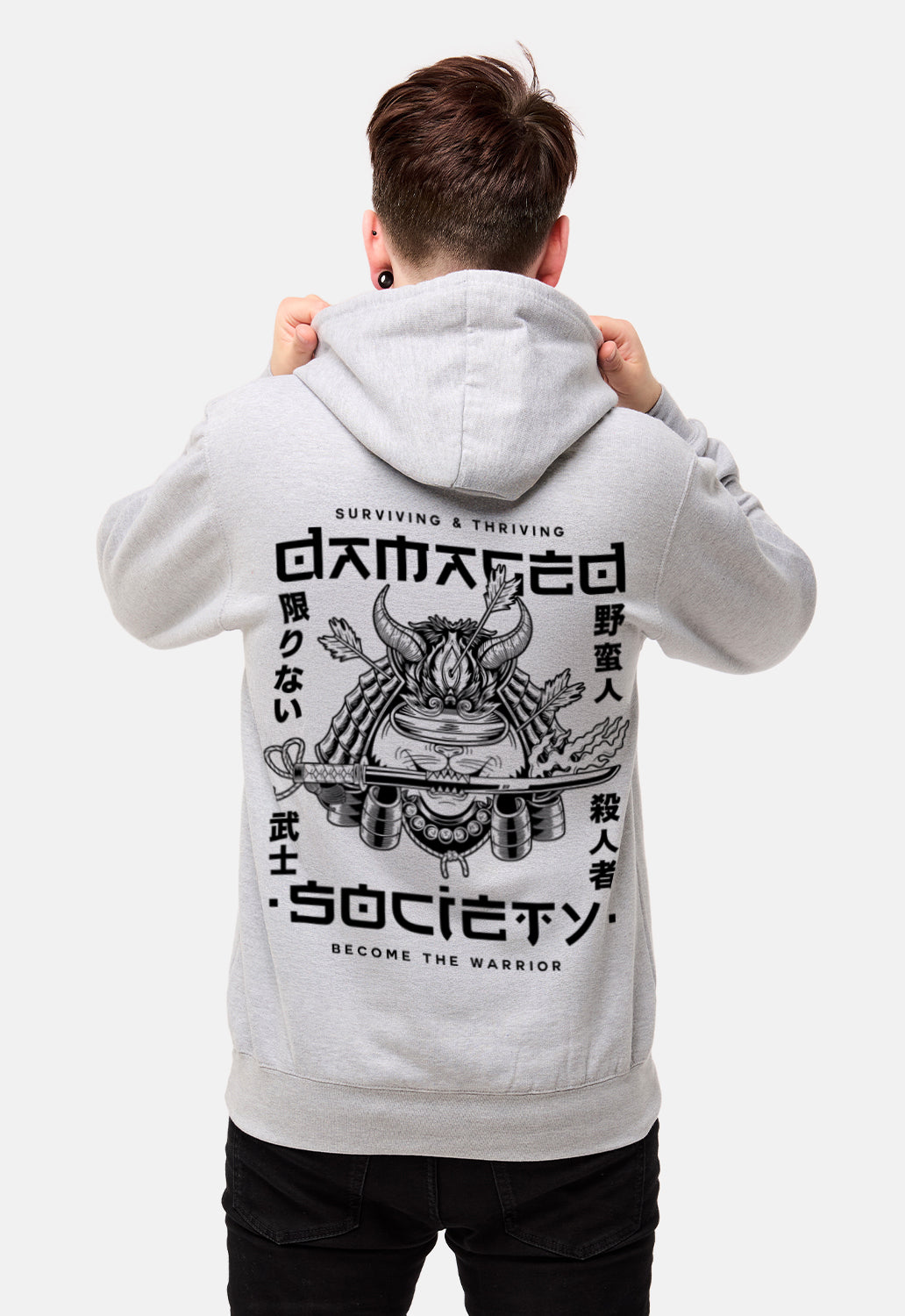 Samurai Kitty Hoodie