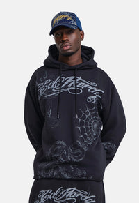Shadow Graphic Relax Hoodie