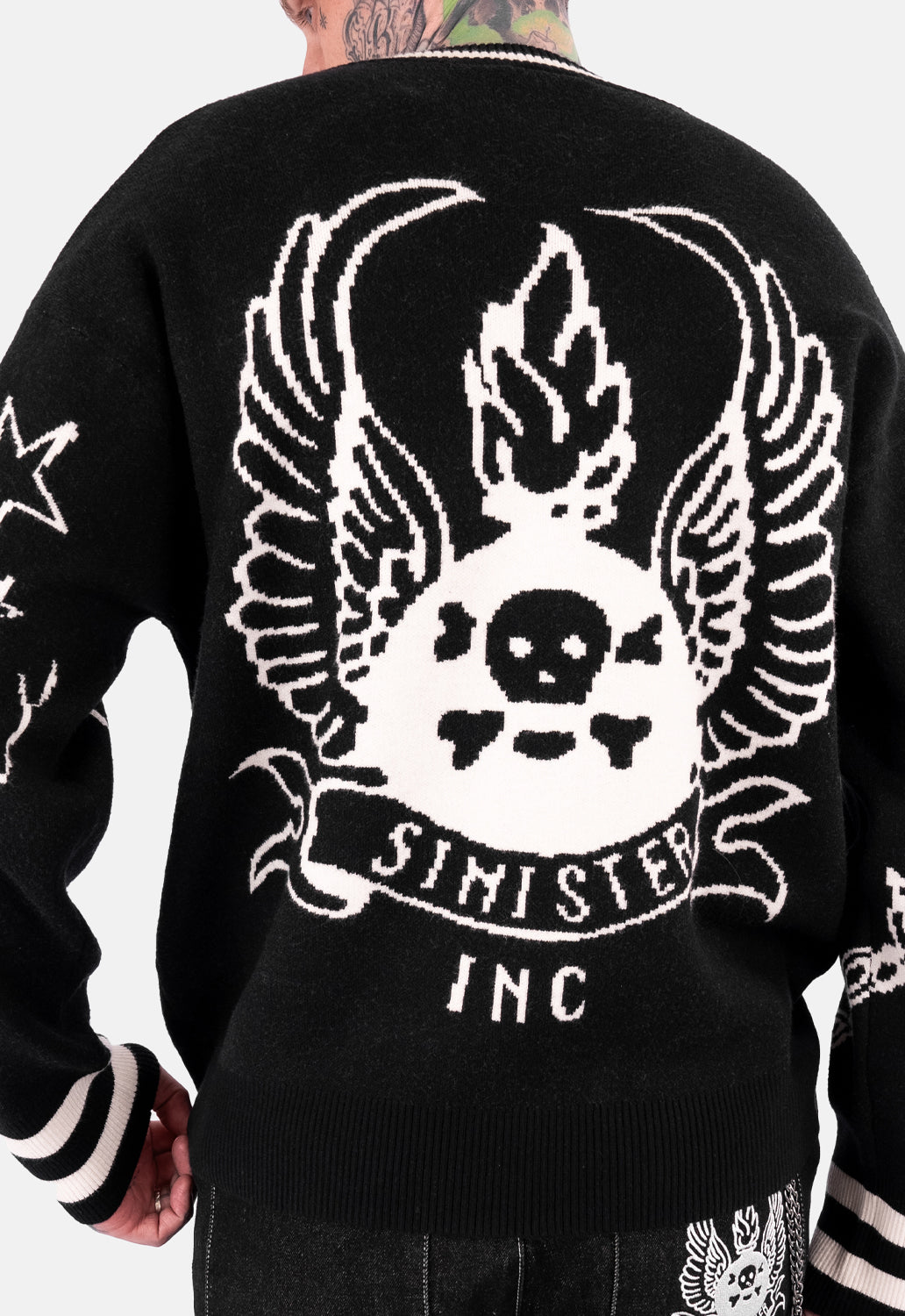 Soren Tattoo Jacquard Cardigan – DMG SCY