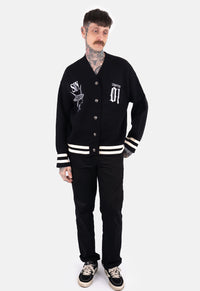 Soren Jacquard Cardigan