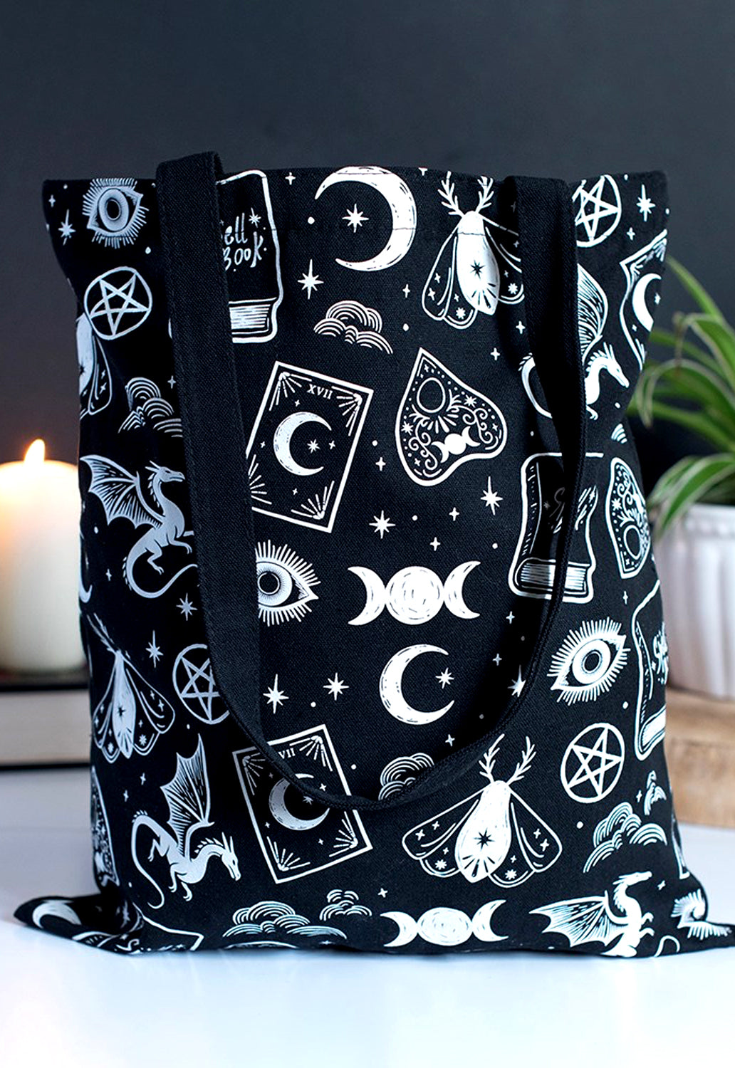 Spellbound Secrets Print Tote Bag