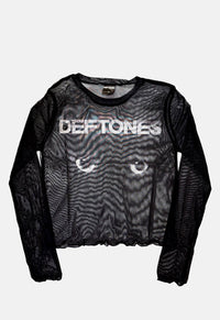 Sphynx Mesh Long Sleeved Crop Top