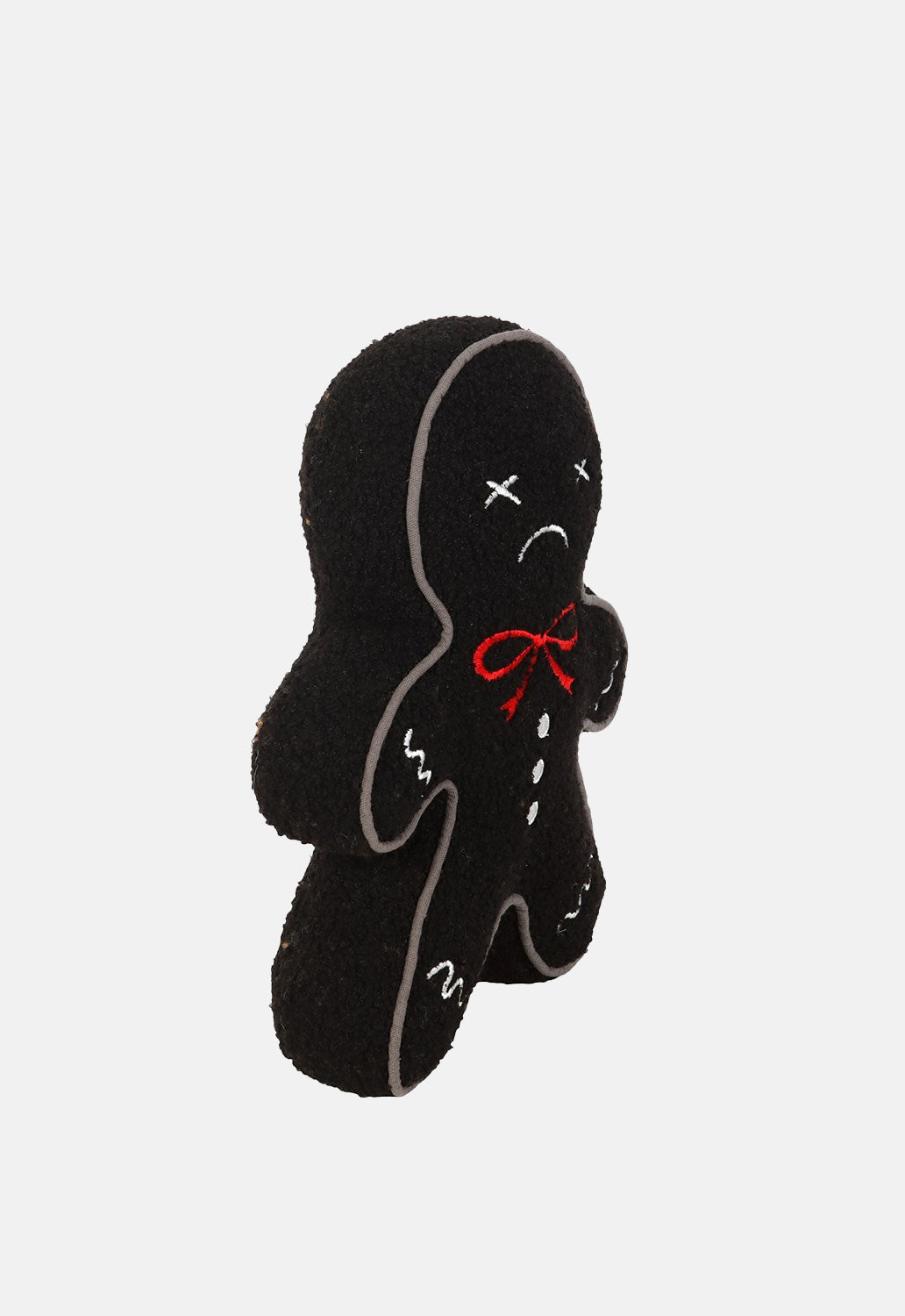 Spooky Gingerbread Man Boucle Cushion