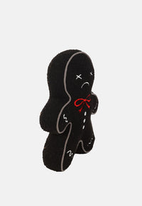Spooky Gingerbread Man Boucle Cushion