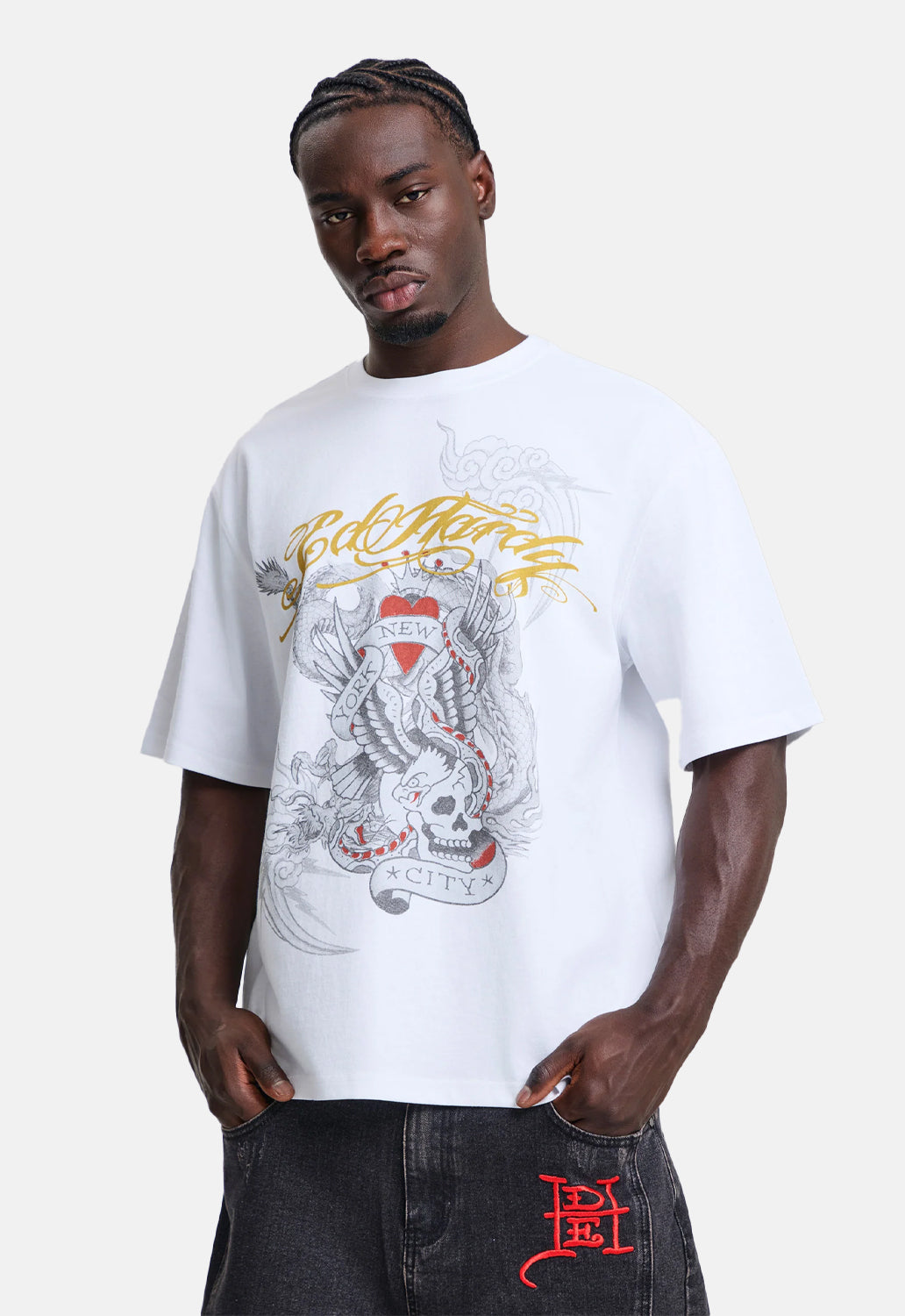 Storming New York Graphic Relaxed T-Shirt