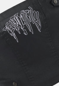 Strapless Fitted Denim Corset