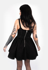 Twila Lace Up Mini Dress