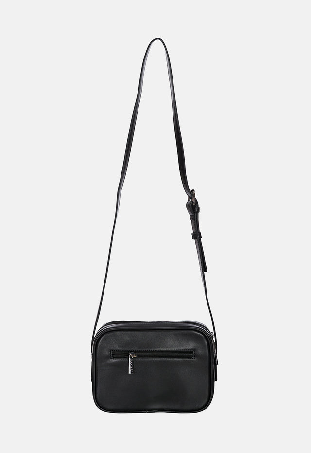 Black Twin Skull Crossbody Bag