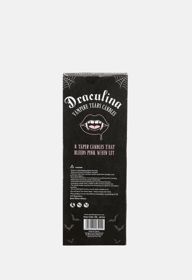 Draculina 4 Pink Vampire Tears Candles