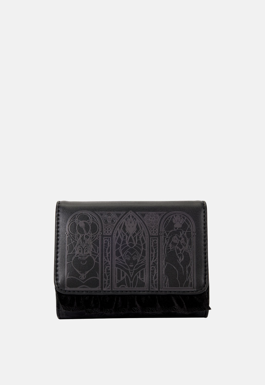 Disney Villains Stained Glass Trifold Wallet