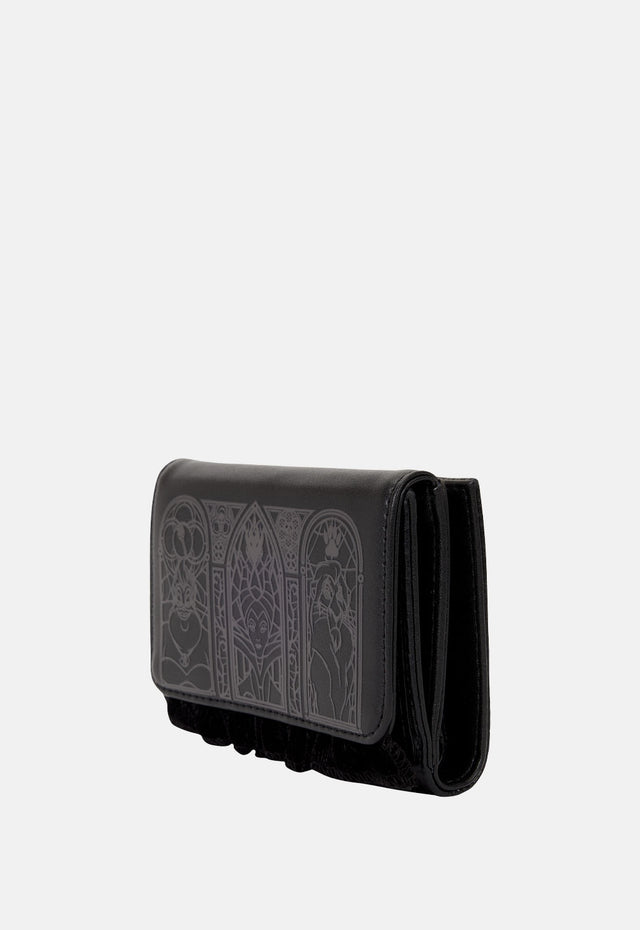 Disney Villains Stained Glass Trifold Wallet