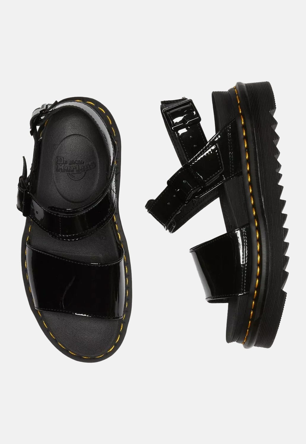 Voss Patent Sandals