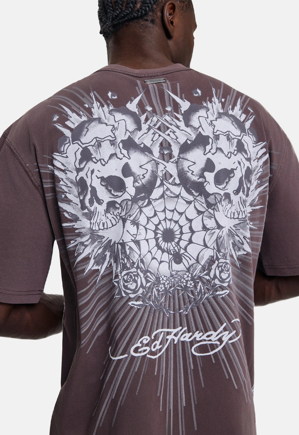 Web Skull Graphic Relax Tee