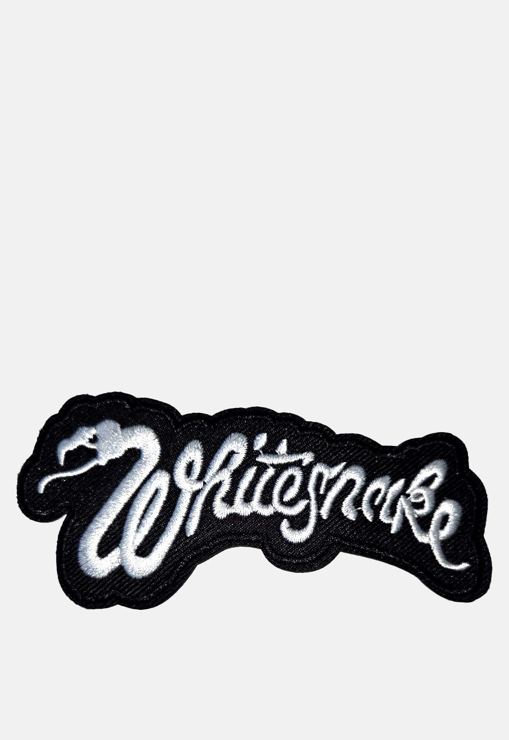 White Logo Patch