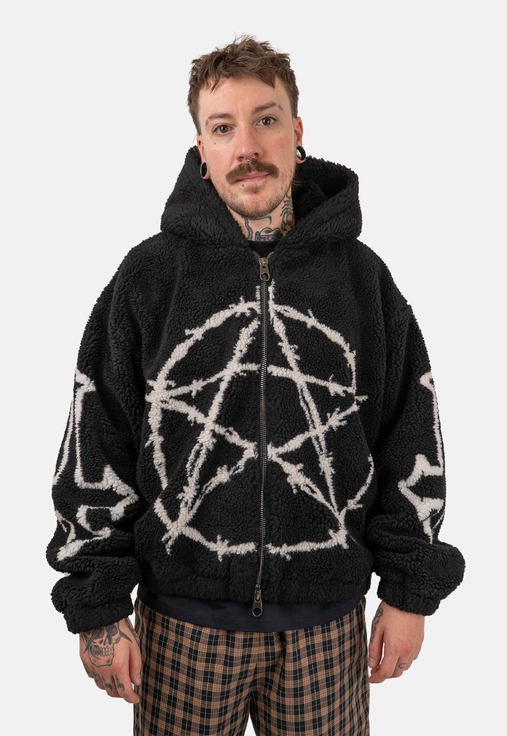 Wilder Printed Borg Hoodie