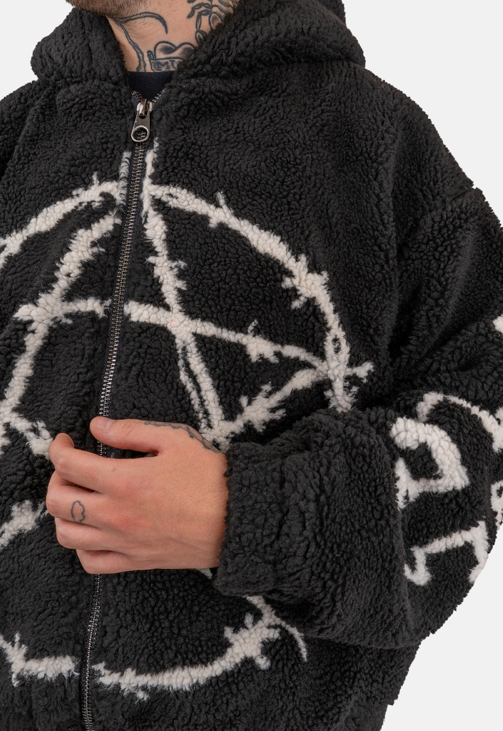 Wilder Printed Borg Hoodie