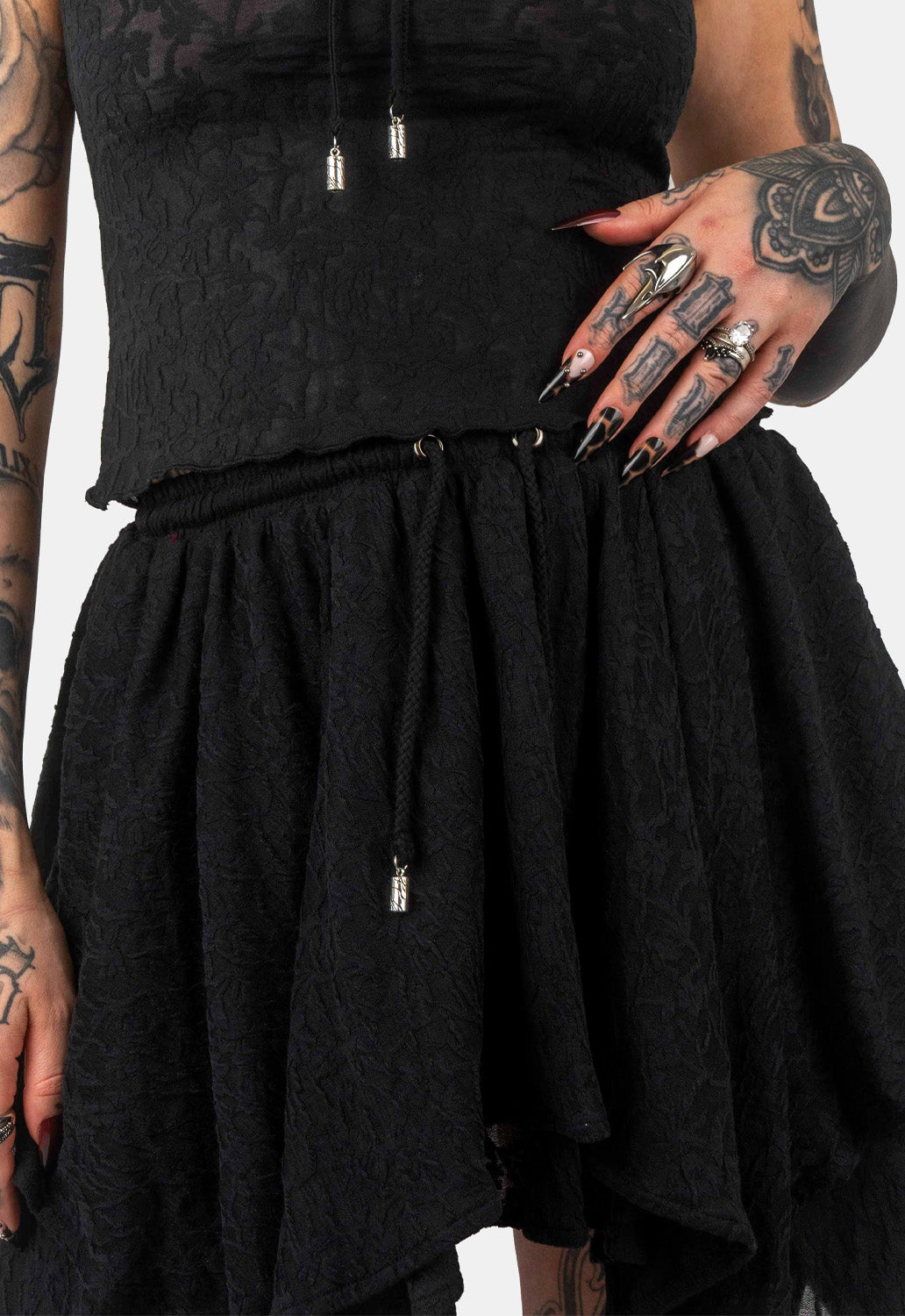 Willa Hanky Hem Mini Skirt