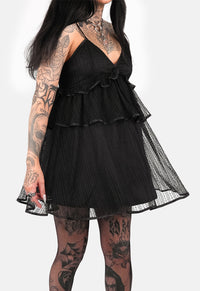 PRE-ORDER Xanthe Lace Tiered Mini Dress