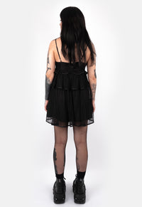 PRE-ORDER Xanthe Lace Tiered Mini Dress