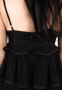 PRE-ORDER Xanthe Lace Tiered Mini Dress